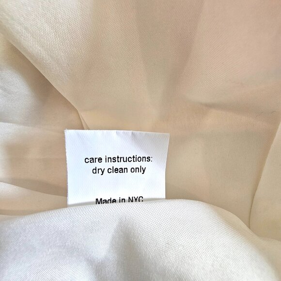 Sleeveless Cotton Blend Crinkle Plisse Striped A-Line Sundress Shirt Dress M - Picture 11 of 11